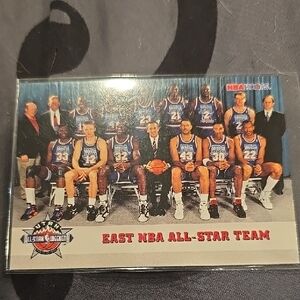 East NBA All-Star Team Trading Card Michael Jordan